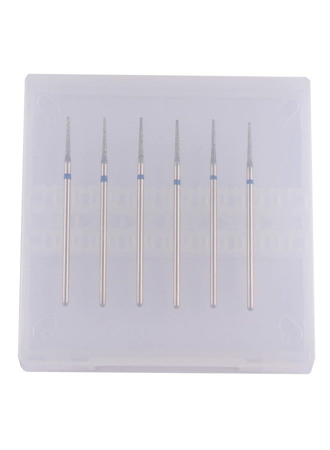 MZCMSL 6pcs Needle Shaped Cuticle Drill Bits for Manicure Under Nail, 3/32 shank Diamond Nail Bit - Image 4